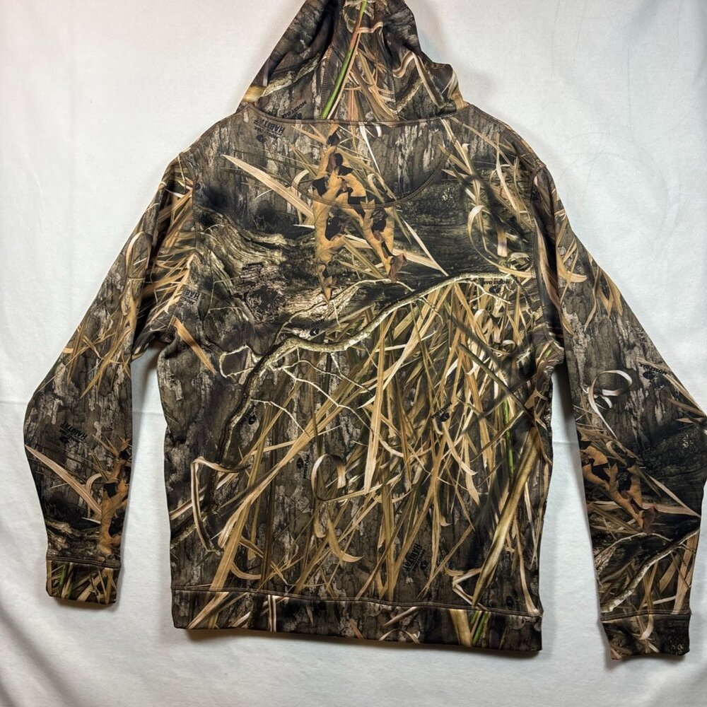 Mossy‎ Oak Camo Hoodie Men’s L Real Tree Hunting Pullover Sweatshirt New w/ Tags